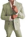 Mediterranean Sage 2 Piece Linen Suit