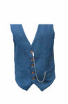 Blinder Blue Tweed Waistcoat