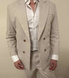 Linen Double breasted 2 Piece Suit (Pre-order)