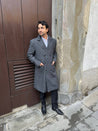 Blinder Grey Tweed Coat