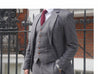 Wedding Peaky Grey Estate Herringbone Tweed 2 Piece Suit