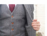 Wedding Peaky Grey Estate Herringbone Tweed 2 Piece Suit