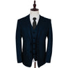 Kids Peaky Navy Estate Herringbone 3 Piece Suit