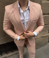 Sicily Peach 2 Piece Linen Suit