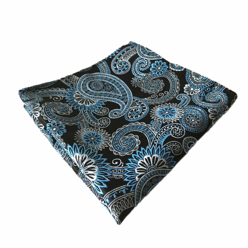 Blue and Black Paisley – Abitto ltd